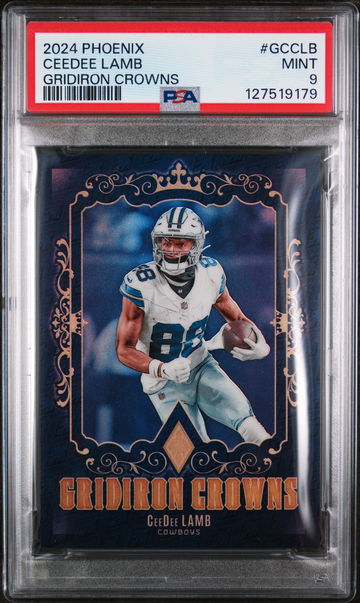 2024 Panini Phoenix Gridiron Crowns Ceedee Lamb #GCCLB PSA 9