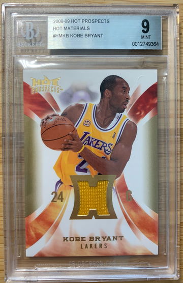 Kobe Bryant 2008-09 Game Worn Fleer Hot Prospects Materials #HM-KB Jersey relic