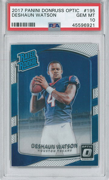 2017 Panini Donruss Optic Deshaun Watson #195 PSA 10