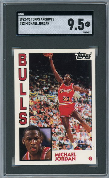 1992 Topps Archives Michael Jordan #52 SGC 9.5