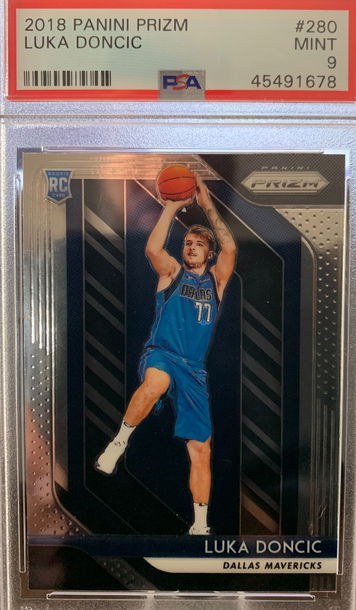2018 Prizm Luka Doncic PSA 9