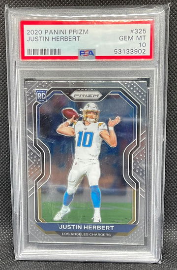 2020 Prizm #325 Justin Herbert PSA 10