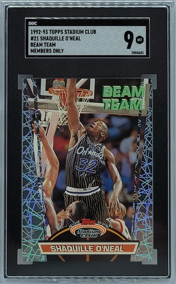 1992-93 Stadium Club Beam Team Shaquille Oneal