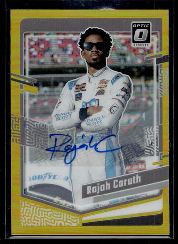 2024 Panini Donruss Prizm Rajah Caruth #32 Auto /10
