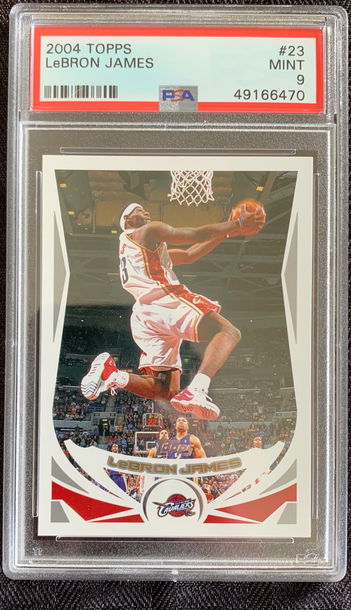 2004 Topps LeBron James PSA 9 Mint !! 2nd Year !