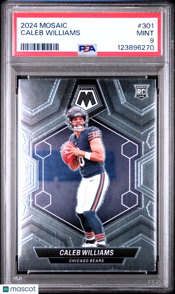 2024 Panini Mosaic Caleb Williams #301 PSA 9