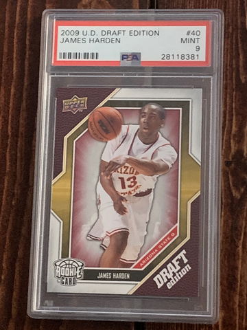 Janes Harden Upper Deck Draft Edition Rookie PSA9