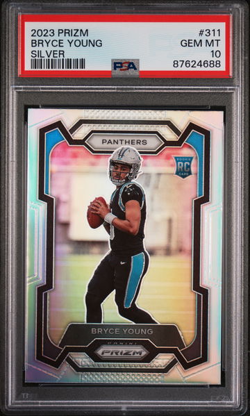 2023 Panini Prizm Silver Rookie RC Bryce Young #311 PSA 10