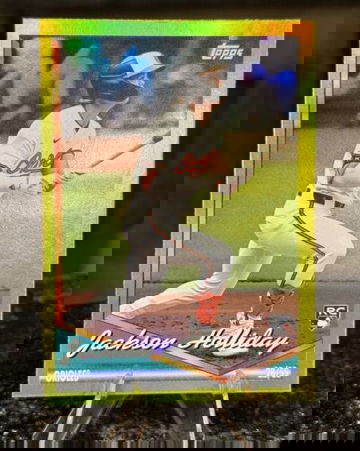 2024 Topps Archives Baseball JACKSON HOLLIDAY RC YELLOW FOIL SP🔥 Orioles