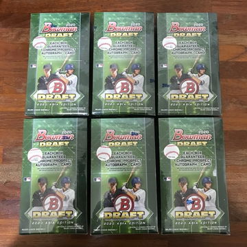 （6）2020 Bowman Draft Asia Edition Boxes