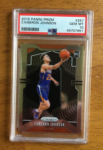 2019 Panini Prizm Cameron Johnson PSA 10