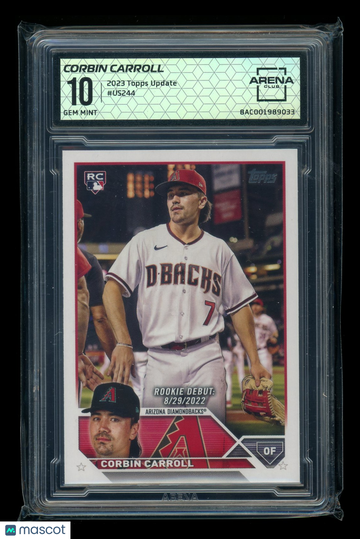 2023 Topps Update Corbin Carroll #US244 RC Arena Club 10