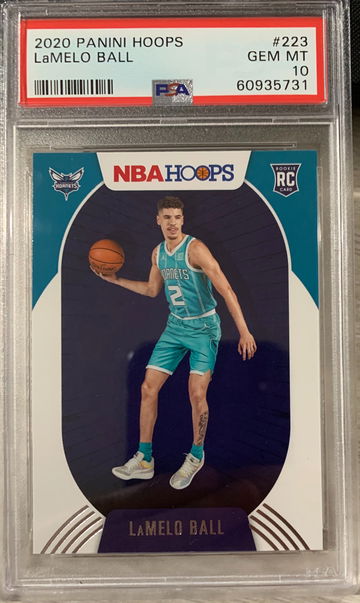 2020 Panini Hoops LaMelo Ball PSA 10