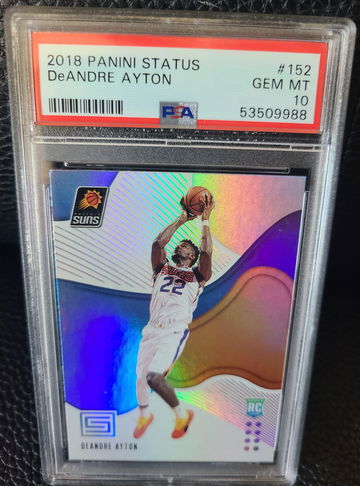 2018 Panini Status DeANDRE Ayton PSA 10