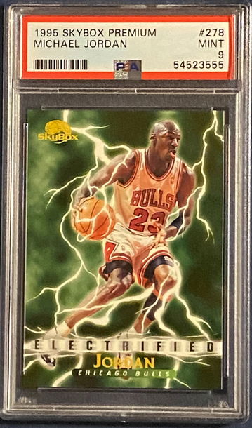 1995 Skybox Premium Michael Jordan #278 Mint 9