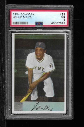 1954 BOWMAN WILLIE MAYS PSA 3