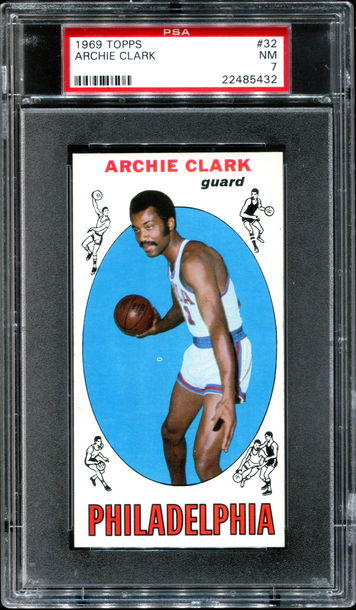 1969 Topps #32 Archie Clark PSA 7