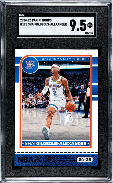 2024-25 Panini Hoops #126 Shai Gilgeous-Alexander SGC 9.5