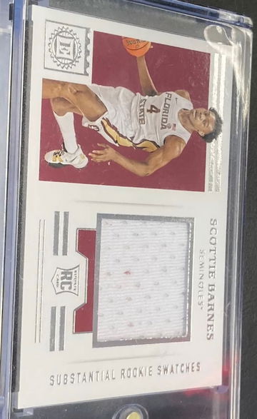 2021 Chronicles Draft Picks Encased Substantial Rookie Swatches Scottie Barnes