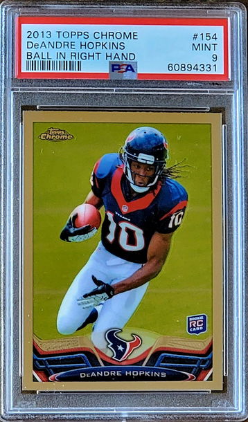 2013 DEANDRE HOPKINS Topps Chrome PSA 9 Rookie RC #154