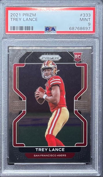 2021 Prizm Trey Lance Rookie PSA 9