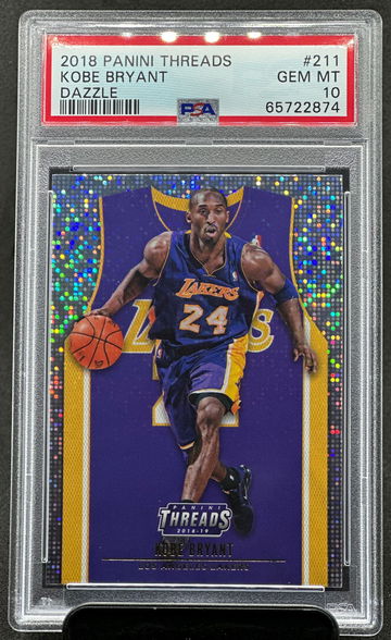 2018 Panini Threads Kobe Bryant Dazzle #211