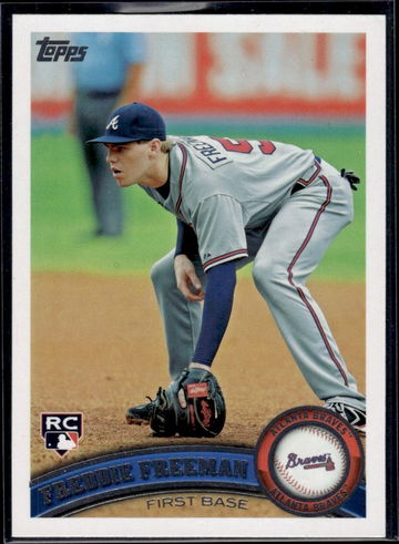 2011 Topps Series 1 Freddie Freeman #145 RC