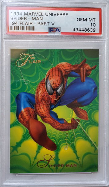 1994 Marvel Universe Spider-Man '94 Flair Part V PSA 10