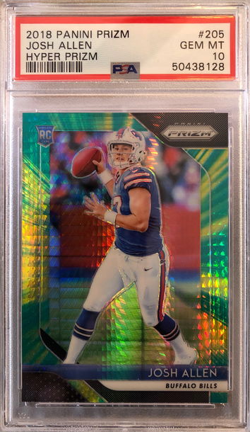 2018 panini Prizm josh allen RC Hyper /275