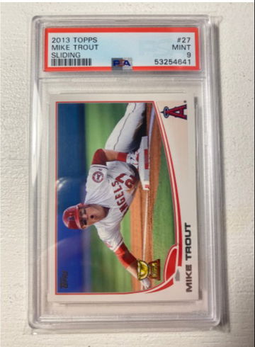 2013 Topps Mike Trout #27 PSA 9