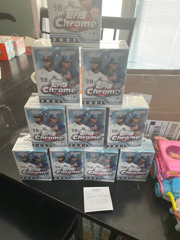 10 Topps Chrome Blaster Lot