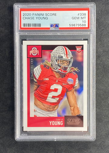 2020 Score Chase Young PSA 10