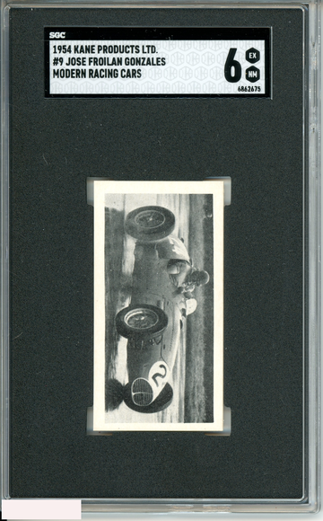1954 KANE PRODUCTS LTD JOSE FROILAN GONZALES #9 GRAND PRIX MASERATI SGC 6