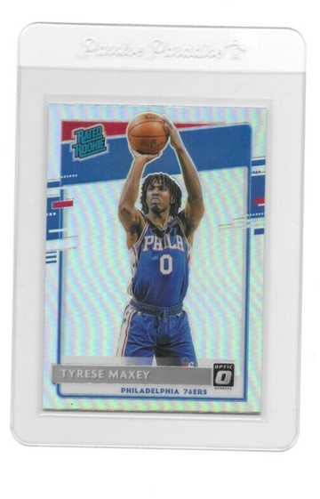 Tyrese Maxey 2019-20 Panini Optic Holo Rated Rookie Philadelphia 76ers