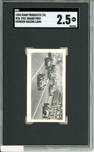 1954 KANE PRODUCTS LTD 1951 GRAND PRIX #26 MODERN RACING CARS SGC 2.5 GD+