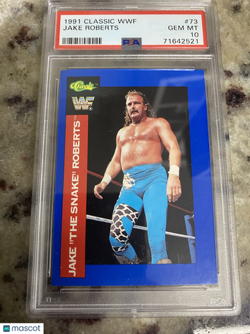 1991 Classic Jake "The Snake" Roberts #73 PSA 10