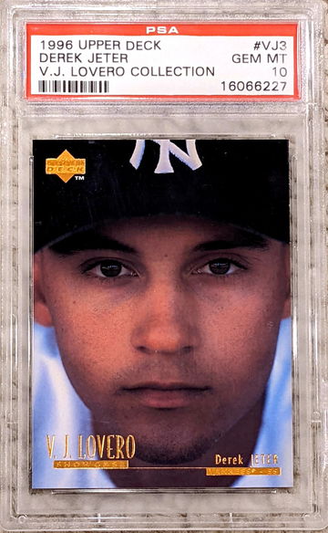 1996 Upper Deck Jeter V.J. Lovero Collection PSA 10 