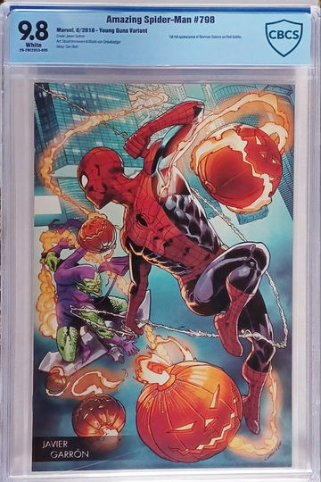 Amazing Spider-Man #798 CBCS 9.8 1st App of Red Goblin - Garron Young Guns Variant