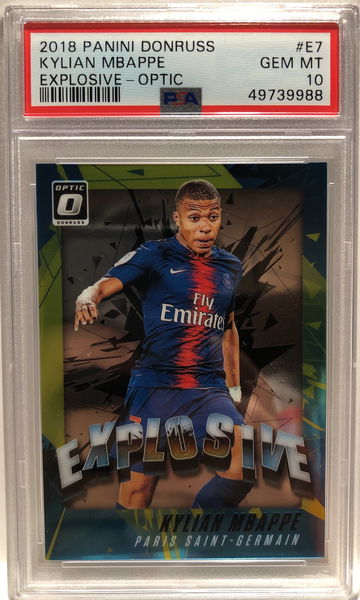 2018 donruss optic kylian mbappe explosive (from hk)