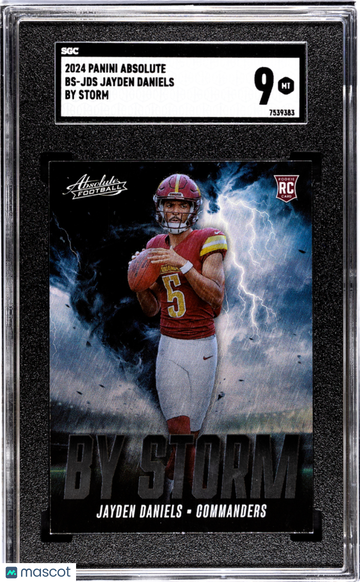 2024 Panini Absolute Jayden Daniels #BS-JDS By Storm SGC 9