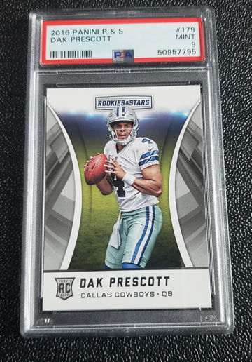 2016 Panini R&S Dak Prescott 179 PSA 9