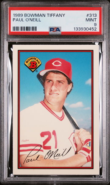 1989 Bowman Tiffany Paul O'Neill #313 /6000 PSA 9