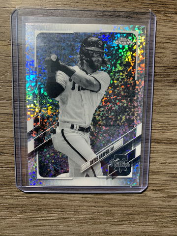 2021 Topps Chrome Bryce Harper Black/White Diamond Refractor