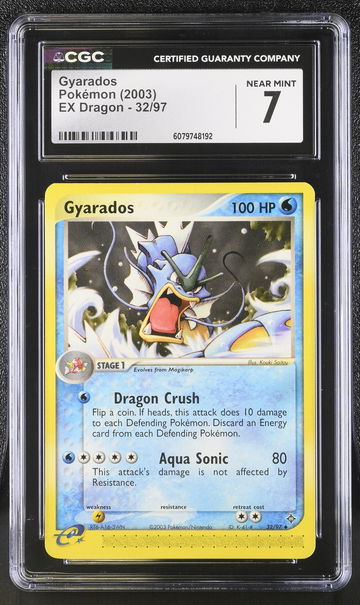 2003 Pokémon EX Dragon Gyarados #32/97 CGC 7