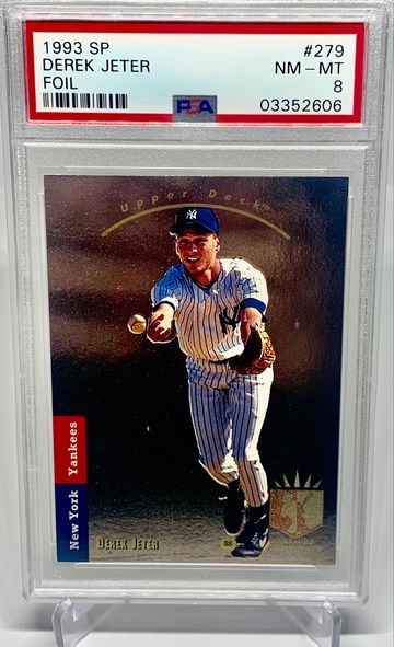 1993 SP Derek Jeter #279 PSA 8