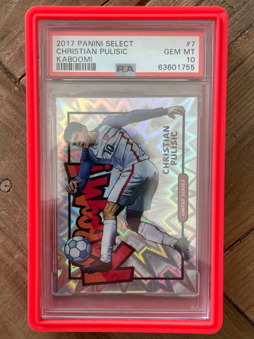 2017 Panini Select Christian Pulisic KABOOM PSA 10