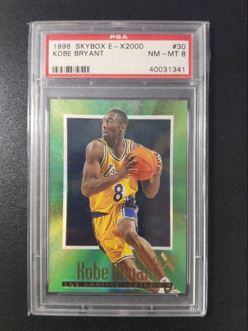 1996 Skybox E-X 2000 #30  KOBE BRYANT PSA8