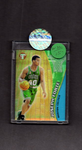 2001-02 Topps Pristine Refractor #99 Joseph Forte RC Encased