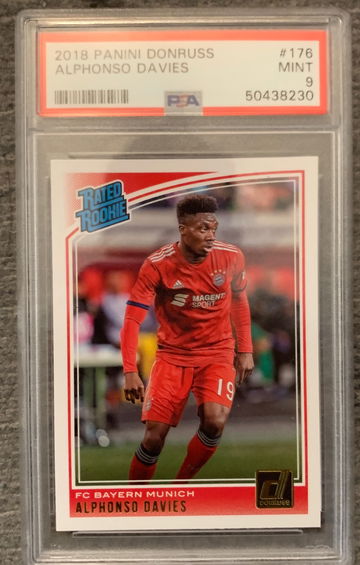 2018 Donruss Alphonso Davies PSA 9
