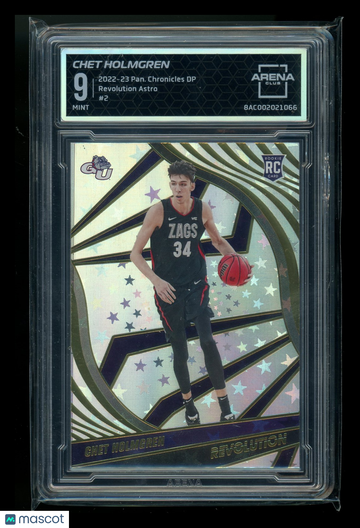 2022-23 Panini Chronicles Revolution Astro Chet Holmgren #2 RC Arena Club 9